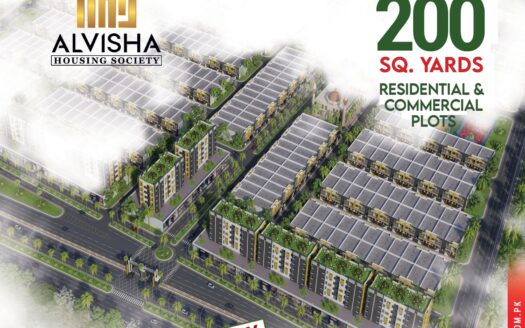 Alvisha Housing Society is a modern and well-planned residential community located near Naya Nazimabad, opposite Ijtima Gah, Karachi. Approved by SBCA (Sindh Building Control Authority), this project offers 120 sq. yards residential plots with affordable monthly installments starting from just PKR 25,000.
