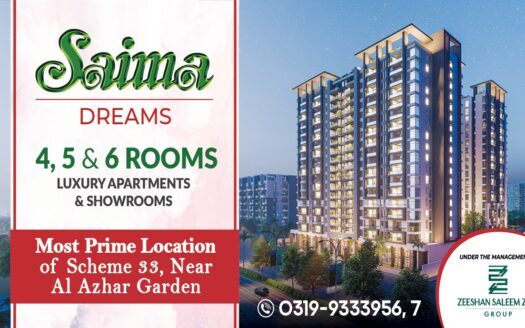 Saima Dreams Karachi | 4, 5 & 6 Room Apartments on Easy Installments